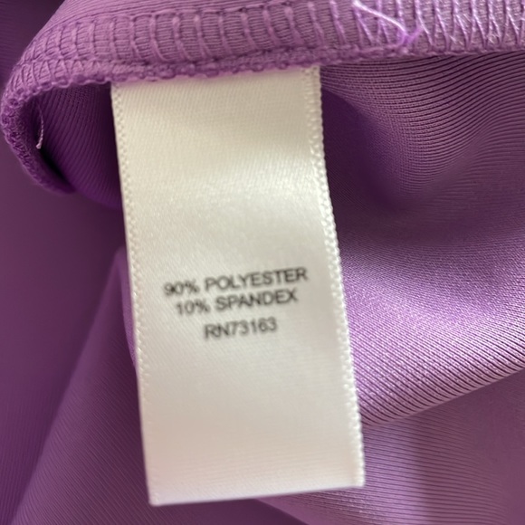 Spense Women Purple Sleeveless Polyester Blend Side Zipper NWT Dress Size 16W - Picture 14 of 15